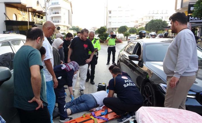 Otomobilin çarptığı yaya ağır yaralandı