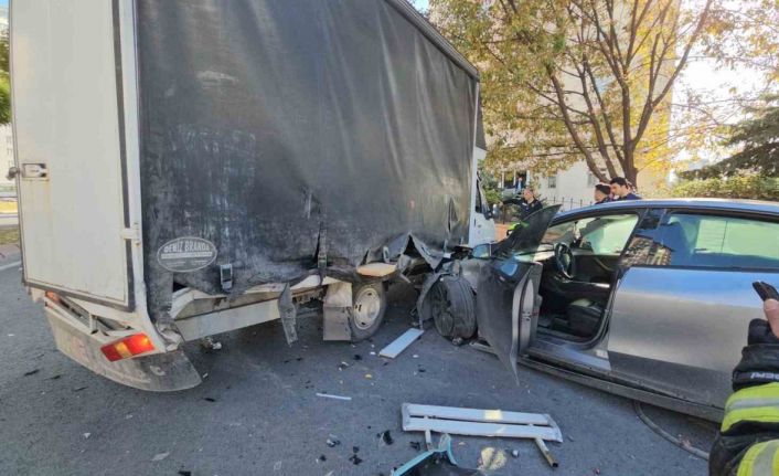 Otomobilini hızını denerken perte çıkardı