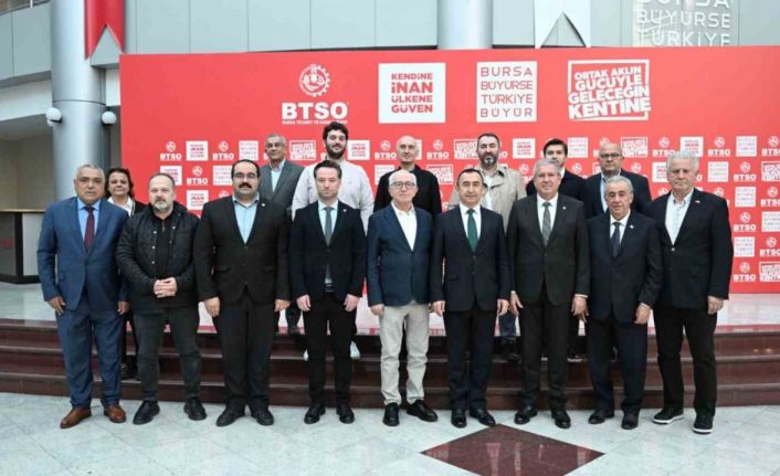 Özbekistan Büyükelçisi İlkhom Khaydarov BTSO’da