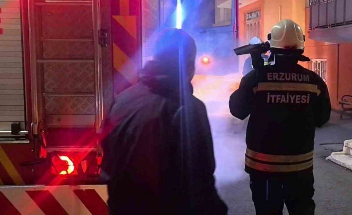 Palandöken’de korkutan yangın