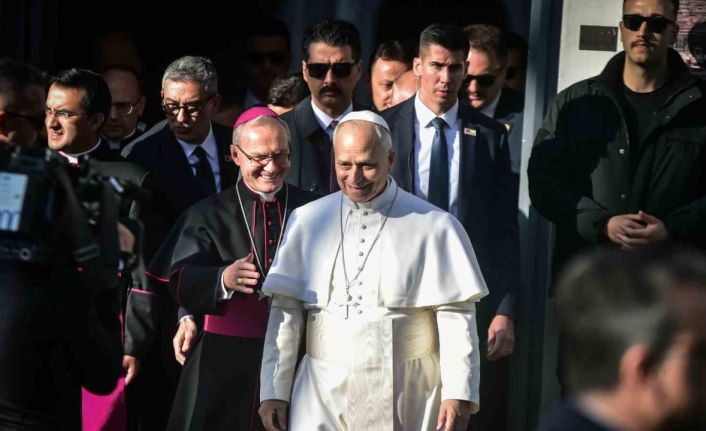 Papa 14. Leo, Şişli’deki Kutsal Ruh Katedrali’nde ayine katıldı