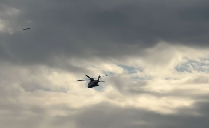 Papa 14. Leo’nu taşıyan Helikopter İznik’e hareket etti