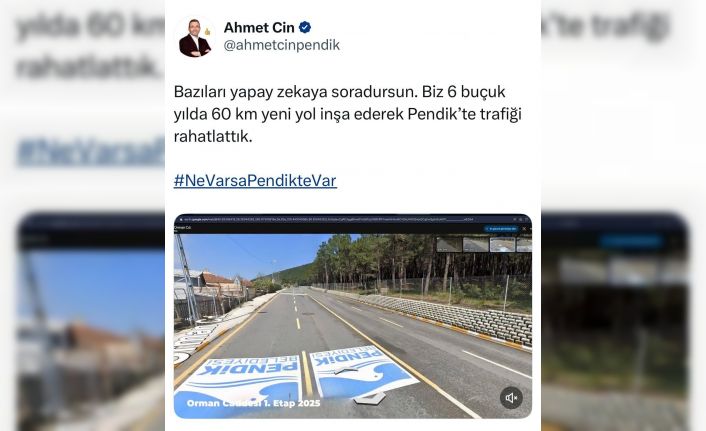 Pendik Belediye Başkanı Ahmet Cin’den Mansur Yavaş’a dikkat çeken "yol" göndermesi