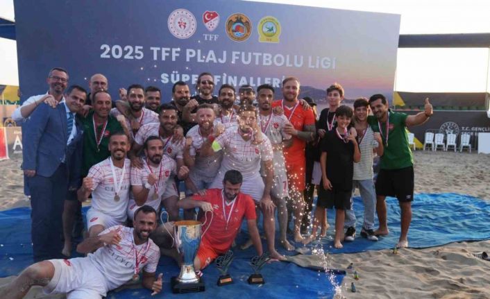 Plaj Futbolu Türkiye şampiyonu Alanya Belediyespor