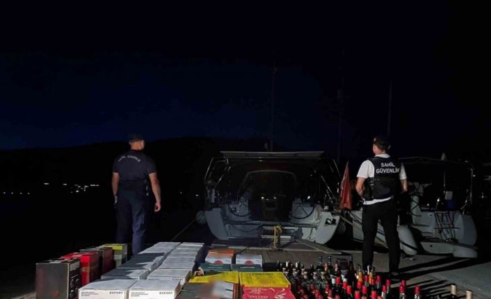Sahil Güvenlikten lüks teknelere uyuşturucu operasyonu