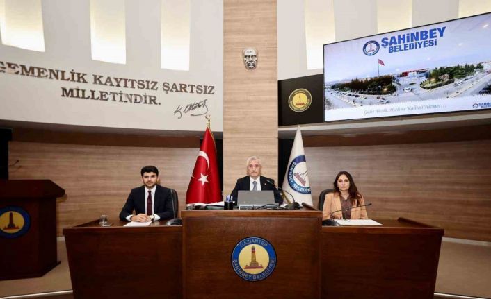 Şahinbey Belediyesi kasım ayı meclis toplantısı yapıldı