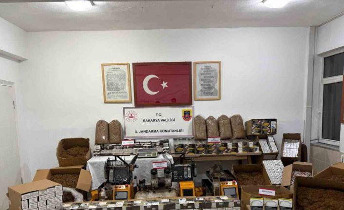 Sakarya’da 151 bin boş, 16 bin dolu makaron ele geçirildi