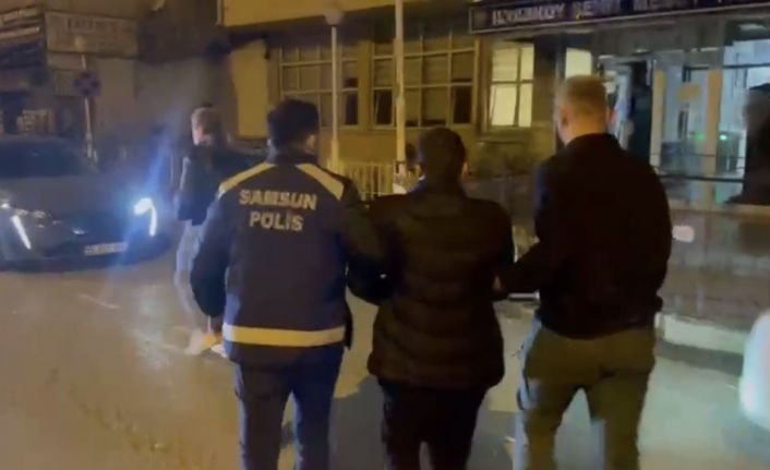 Samsun’da 12 yıl hapis cezası bulunan firari yakalandı