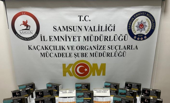 Samsun’da kaçak tütün operasyonu