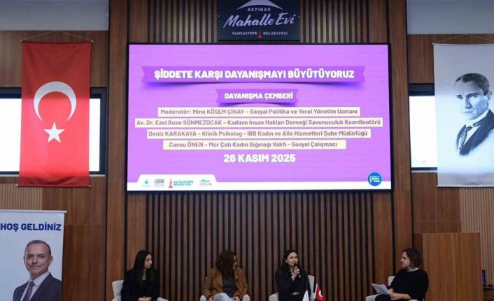 Sancaktepe Belediyesi’nden kadına yönelik şiddete karşı farkındalık etkinliği