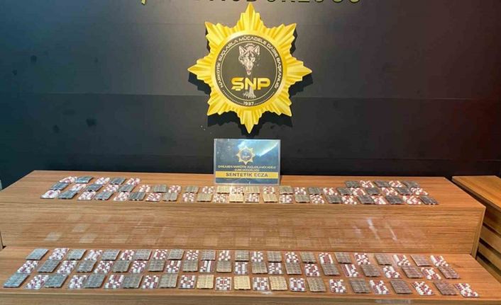 Şanlıurfa’da 2 bin 404 uyuşturucu hapla yakalanan şahsa gözaltı