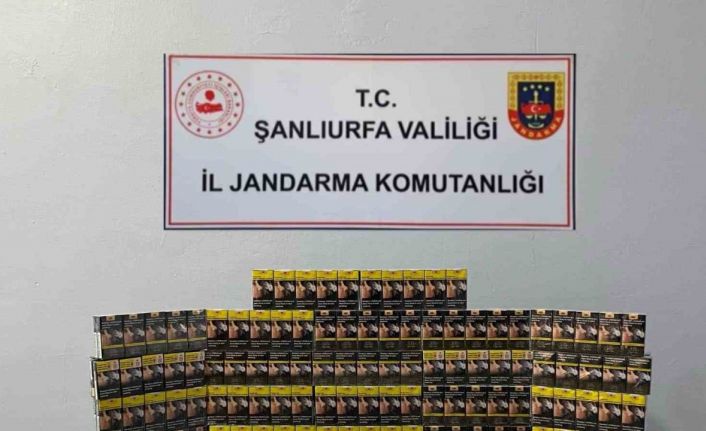 Şanlıurfa’da 5 bin paket kaçak sigara ele geçirildi