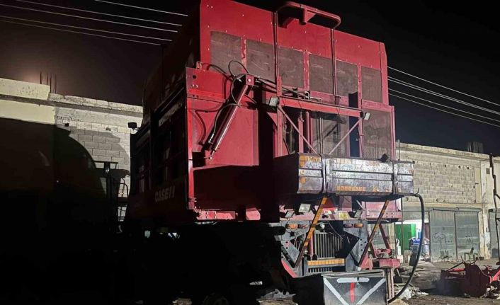 Şanlıurfa’da biçerdöverin 1 milyon TL değerindeki parçaları çalındı
