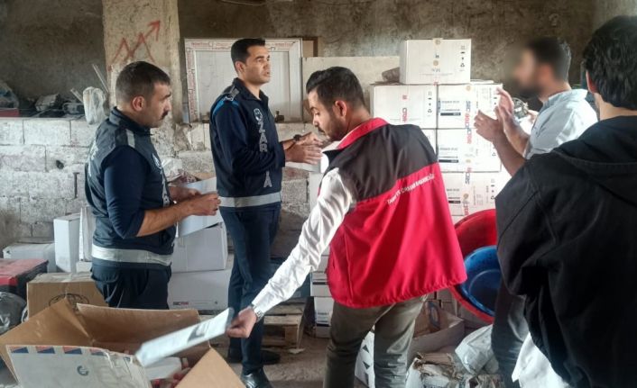 Şanlıurfa’da onlarca koli sahte zirai ilaç ele geçirildi