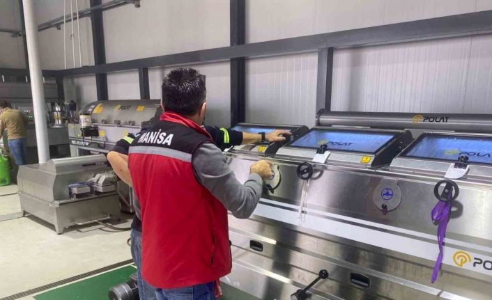 Sarıgöl’de zeytinyağı üretim tesislerine denetim