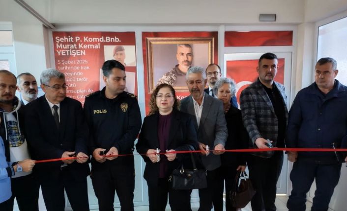 Şehit Binbaşı Yetişen’in adı Mursallı’da kurulan kütüphanede yaşayacak