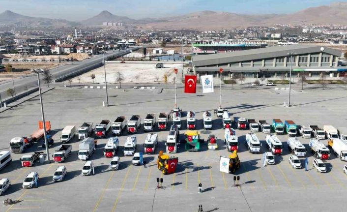 Selçuklu Belediyesi araç filosuna 71 araç daha ilave etti