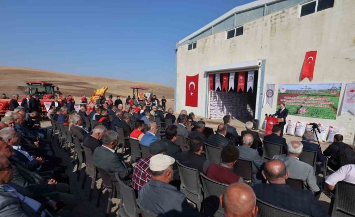 Siirt’te 203 ton kırmızı mercimek çiftçilere dağıtıldı