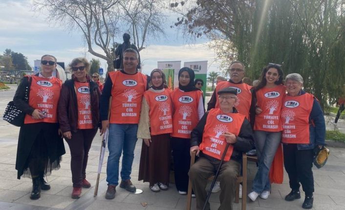Sinop’ta toprağa saygı yürüyüşü