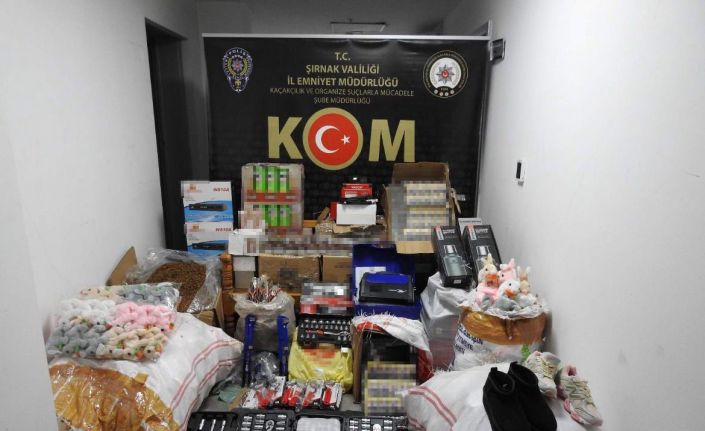 Şırnak’ta 23 milyon liralık kaçak malzeme ele geçirildi