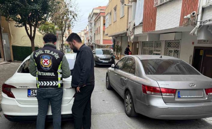Şişli’de trafiği tehlikeye sokan şahıslara 41 bin 507 TL ceza