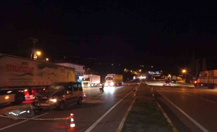 Sivas’ta trafik kazası: 1 kişi hayatını kaybetti