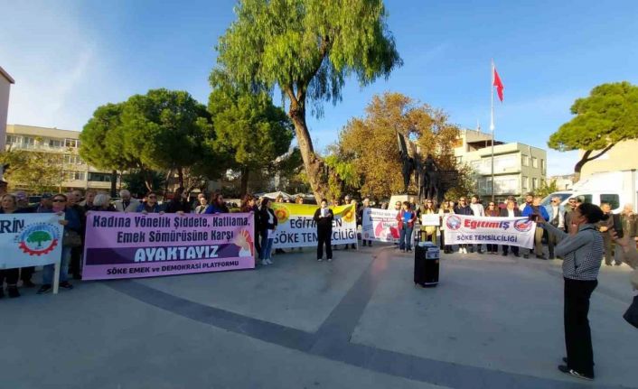 Söke’de Kadına Şiddete Karşı Farkındalık Yürüyüşü düzenlendi