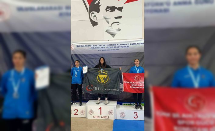 Sudenas Çakmak, 3 kez Türkiye rekoru kırdı