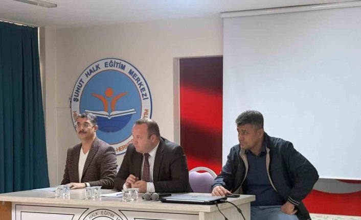 Şuhut’ta KHGB toplantısı