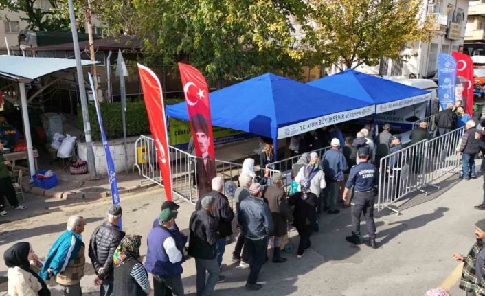 Sultanhisar’da kışlık fideler vatandaşlara dağıtıldı