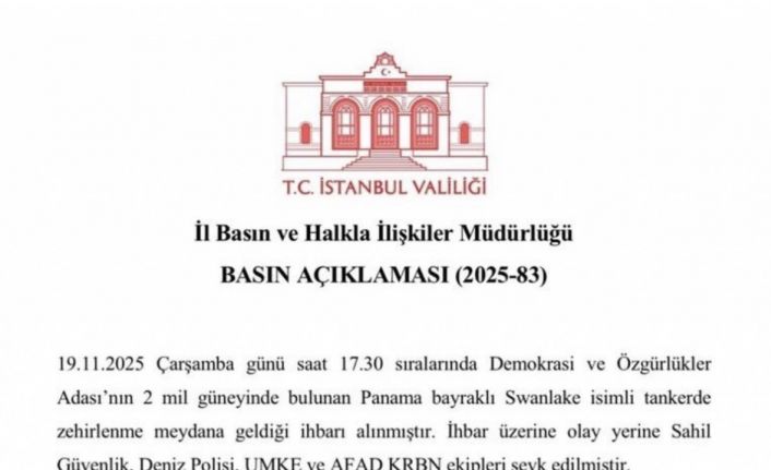 Tanker gemisinde zehirlenme vakası: 1 ölü