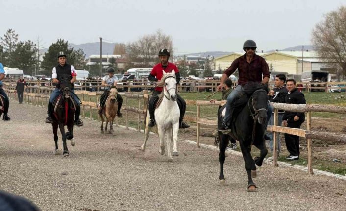 Tavşanlı’da Rahvan At Yarışları büyük ilgi gördü