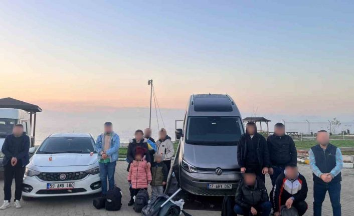Tekirdağ’da 20 düzensiz göçmen yakalandı