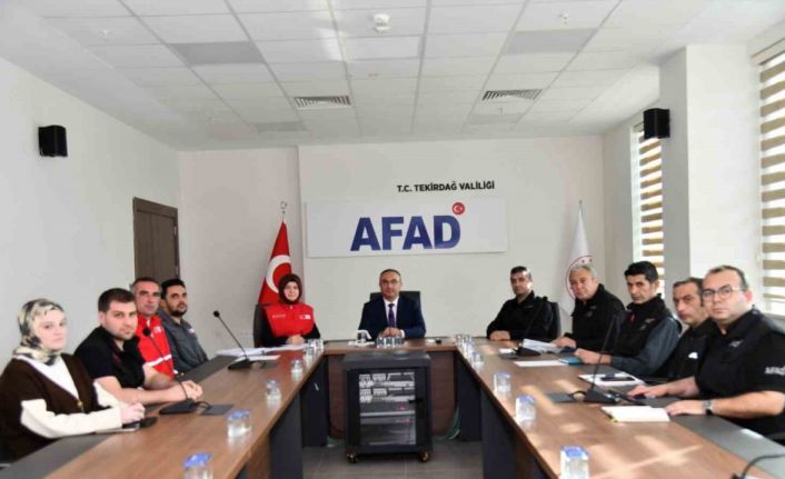 Tekirdağ’da afet beslenme kapasitesi masaya yatırıldı