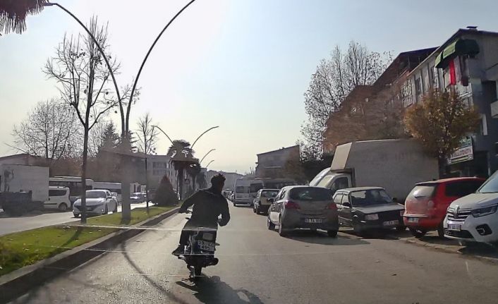 Tokat’ta abart egzozla rahatsızlık veren sürücüye ceza yağdı