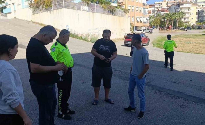 Trafik kazasında 9 aylık bebek hastaneye kaldırıldı