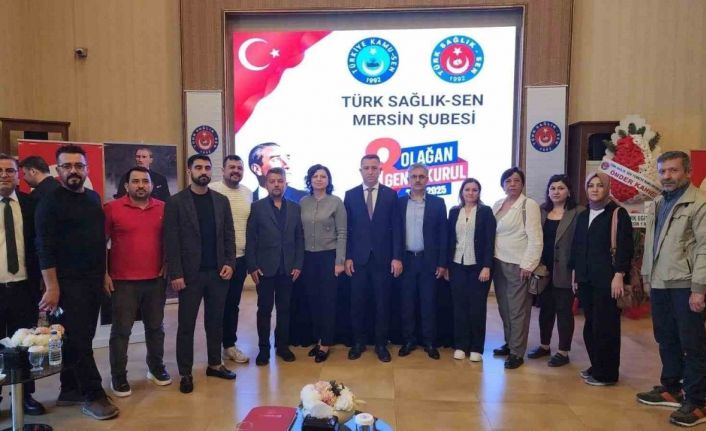 Türk Sağlık-Sen Mersin Şubesi’nde Halil Vural güven tazeledi