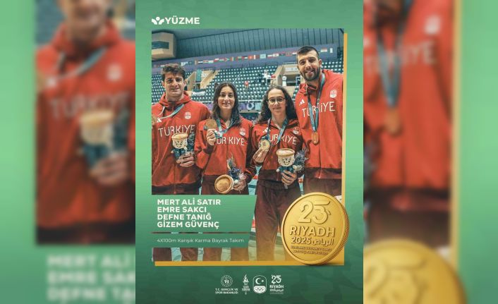 Türkiye, yüzmede 6 altın, 2 gümüş, 1 bronz madalya kazandı