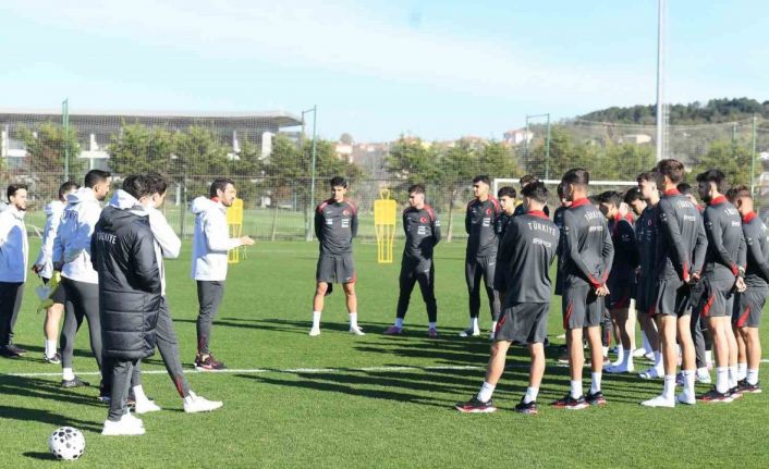 Ümit Milli Takımı, Litvanya maçı hazırlıklarına ara vermeden başladı