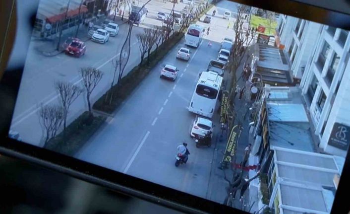 Uygulama noktasından kaçan motosikletli, drondan kaçamadı: 19 bin 527 lira ceza yedi