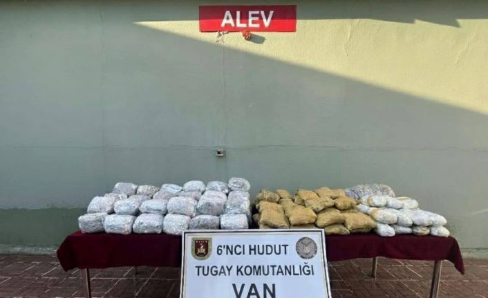 Van sınır hattında 109 kilogram uyuşturucu ele geçirildi