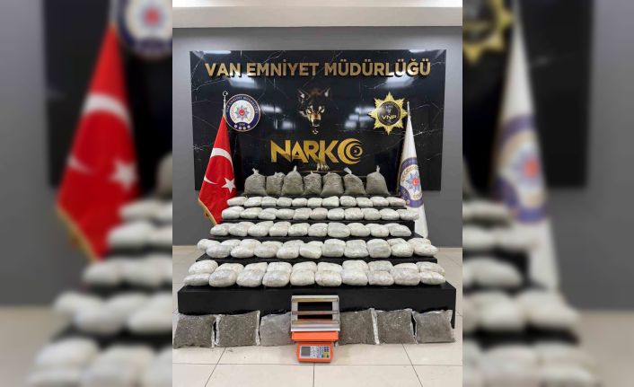 Van’da 134 kilo uyuşturucu ele geçirildi