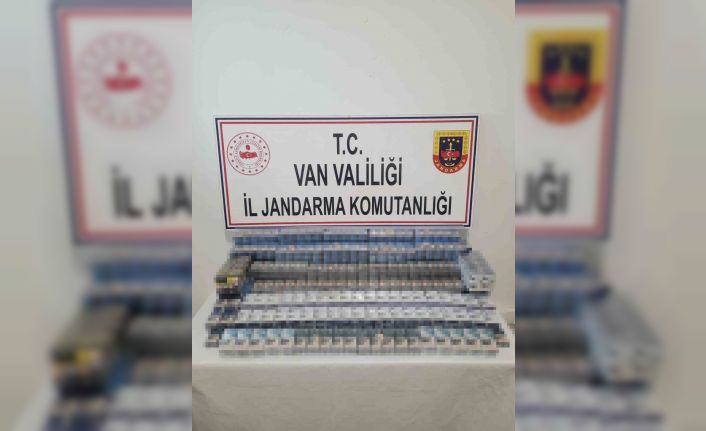 Van’da bin 314 paket kaçak sigara ele geçirildi