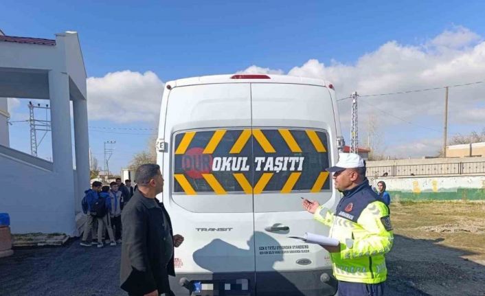 Van’da okul servisleri denetlendi