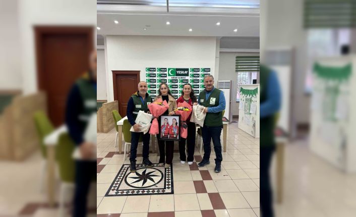 Yeşilay Niğde Şubesi, milli haltercileri ağırladı