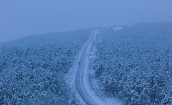 Yozgat’ta mevsimin ilk karı yağdı