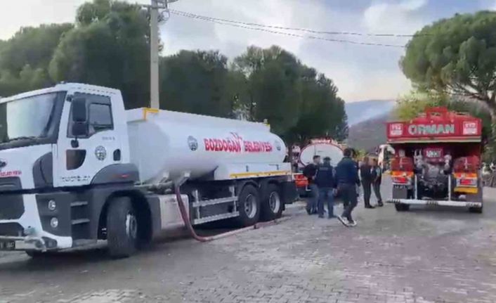 Ziraat alanında başlayan yangın ormana sıçradı