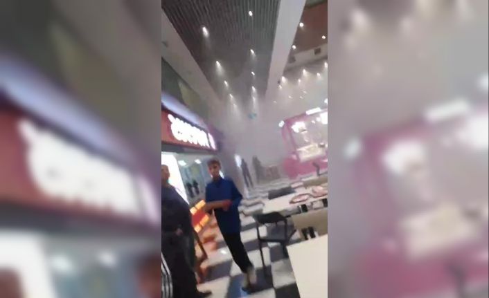 Zonguldak’ta Esas 67 Burda AVM’de yangın paniği