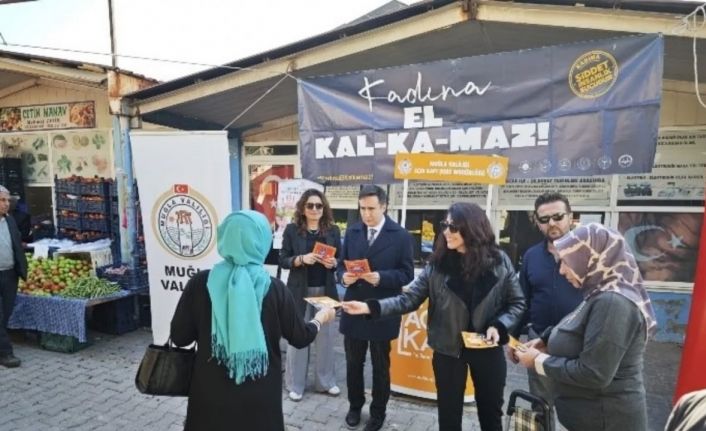 Açık Kapı Muğla’da şiddetle mücadele bilgilendirmesi yaptı
