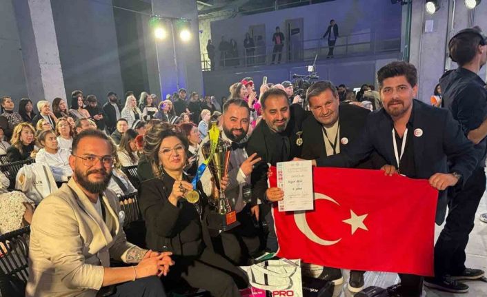 Acıpayamlı kadın kuaför Asian Global Cup 2025 birincisi oldu